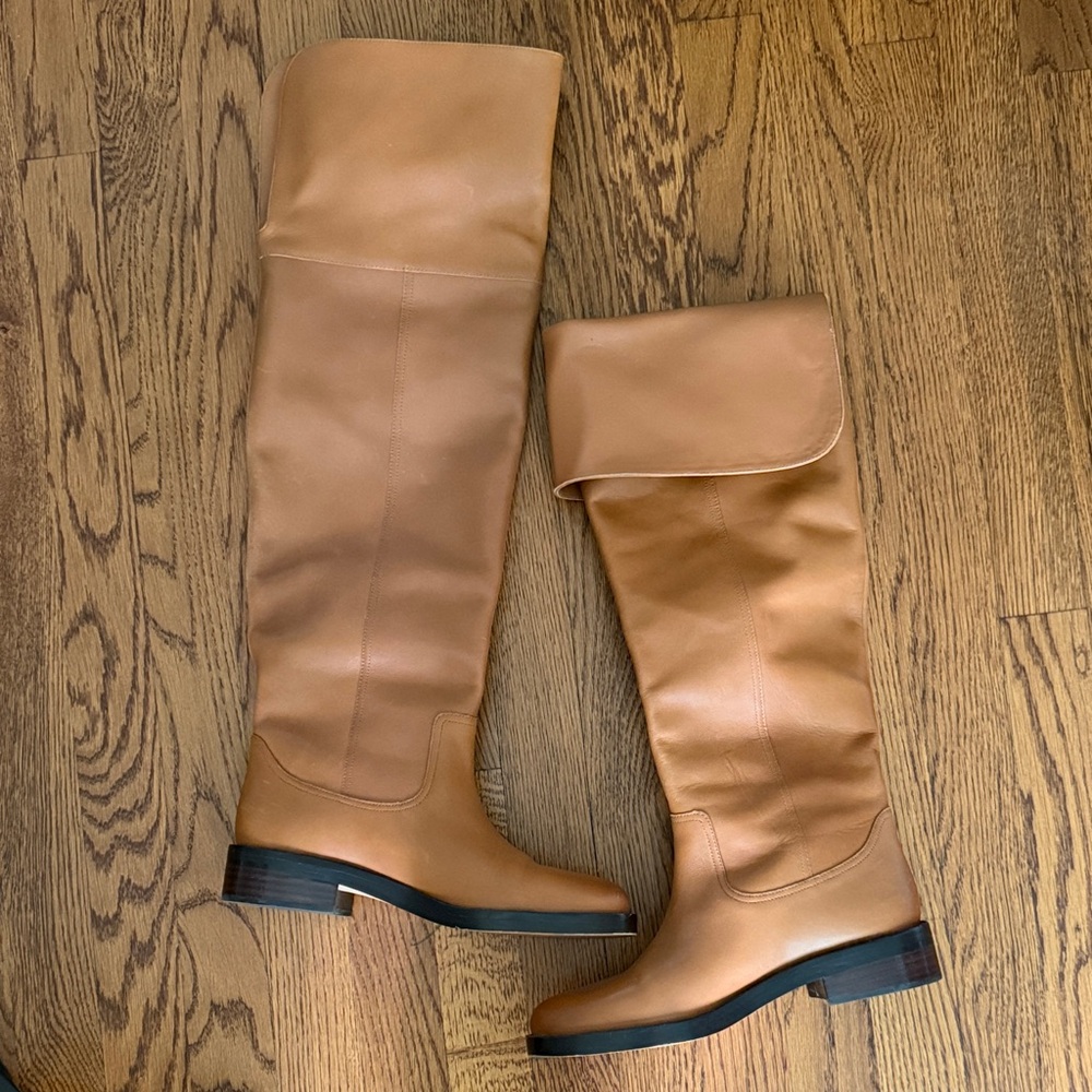 Tall Women's Riding Boots in Rich Caramel Leather